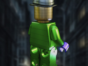DC Comic Edward Nashton aka The Riddler Lego Model 3D