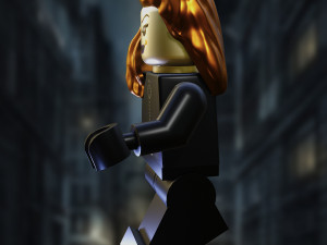 DC Comics Selina Kyle AKA Catwoman Lego Model 3D