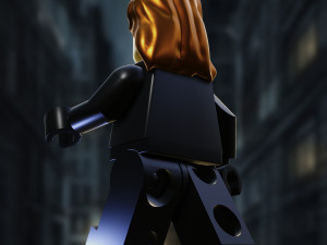DC Comics Selina Kyle AKA Catwoman Lego Model 3D