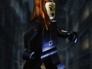 DC Comics Selina Kyle AKA Catwoman Lego Model 3D