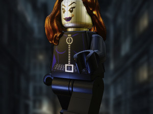 DC Comics Selina Kyle AKA Catwoman Lego Model 3D