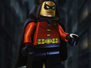 DC Comics Boy Wonder Robin Lego 3D Model
