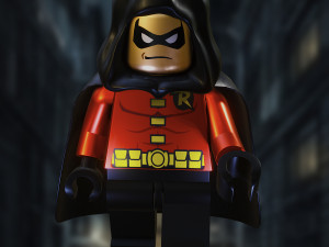 DC Comics Boy Wonder Robin Lego 3D Model