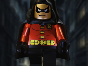 DC Comics Boy Wonder Robin Lego 3D Model