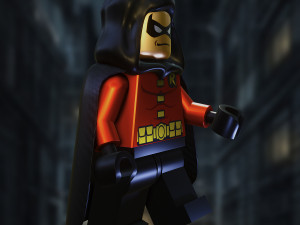 DC Comics Boy Wonder Robin Lego 3D Model
