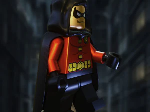 DC Comics Boy Wonder Robin Lego 3D Model