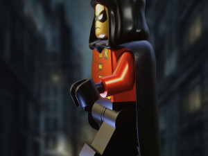DC Comics Boy Wonder Robin Lego 3D Model
