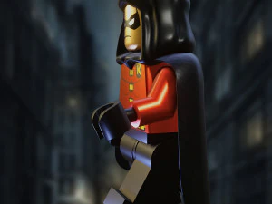 DC Comics Boy Wonder Robin Lego 3D Model
