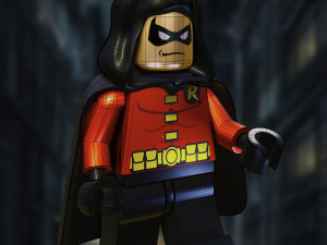 DC Comics Boy Wonder Robin Lego 3D Model