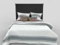 Queen Panel Bed 3D Models
