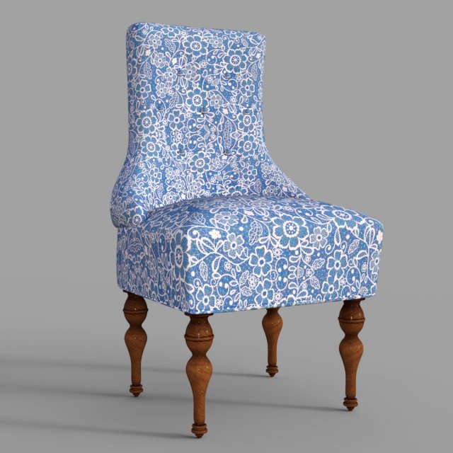 Bianca Chair 3D Модель .c4d .max .obj .3ds .fbx .stl .blend 