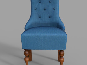 Camille Chair 3D मॉडल