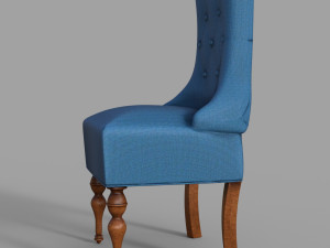 Camille Chair 3D मॉडल