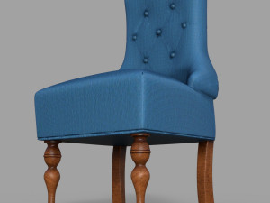 Camille Chair 3D मॉडल