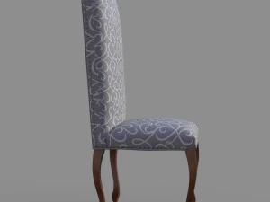 Sedia elegante 2 Modello 3D