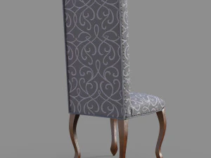 Sedia elegante 2 Modello 3D