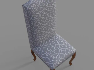 Sedia elegante 2 Modello 3D