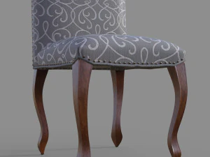 Sedia elegante 2 Modello 3D