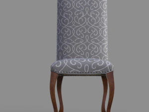 Sedia elegante 2 Modello 3D