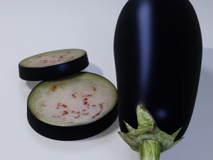 Aubergine Modèle 3D