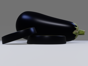 Eggplant Model 3D