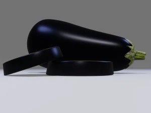 Aubergine Modèle 3D