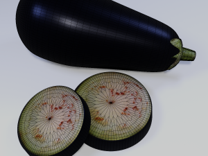 Eggplant Model 3D