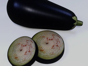 Aubergine Modèle 3D