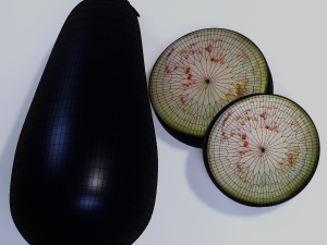 Eggplant Model 3D