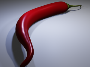 Chili Pepper 3Dモデル