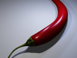 Chili Pepper 3Dモデル