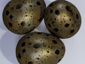Quail Eggs Modelo 3D