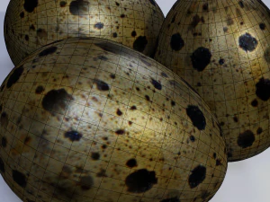 Quail Eggs 3D Model