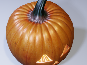 Jack-O-Lantern 3D Model