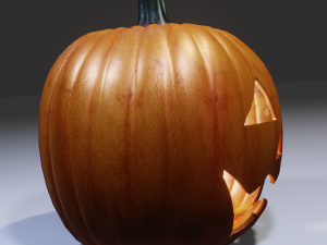 Jack-O-Lantern 3D Model