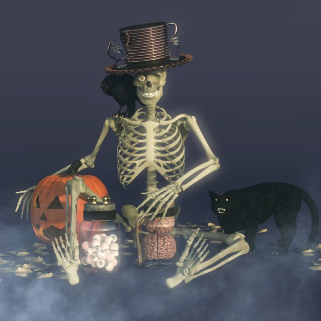 Teschio perduto Modello 3D .c4d .max .obj .3ds .fbx .stl .blend 