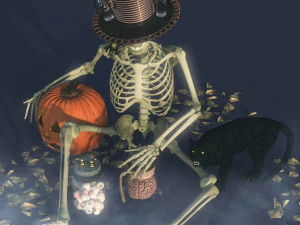 Teschio perduto Modello 3D