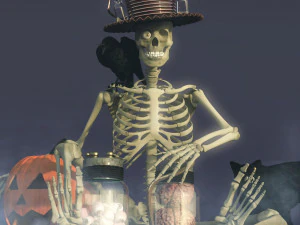 Teschio perduto Modello 3D