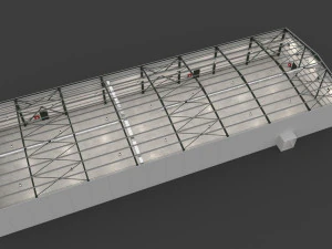 Exhibition Hall Interior 3D Model