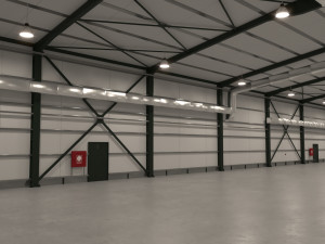 Exhibition Hall Interior Modelo 3D