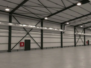 Exhibition Hall Interior 3D Model