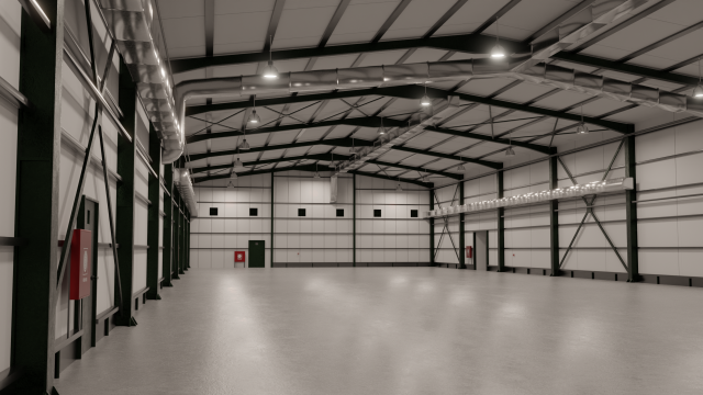 Exhibition Hall Interior Modelo 3D .c4d .max .obj .3ds .fbx .stl .blend 