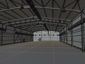 Exhibition Hall Interior Modelo 3D