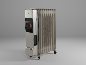 Oil Radiator Model Modelo 3D