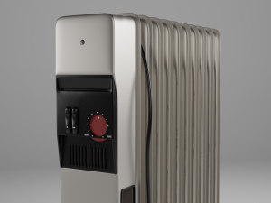 Oil Radiator Model Modelo 3D