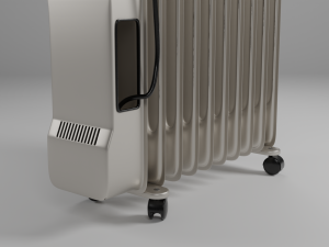 Oil Radiator Model Modelo 3D