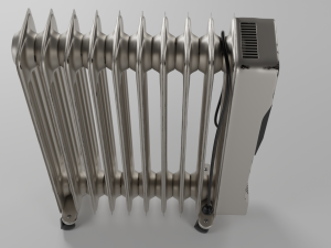 Oil Radiator Model Modelo 3D