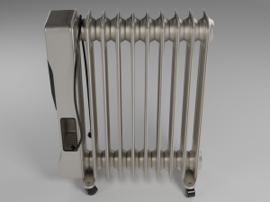 Oil Radiator Model Modelo 3D