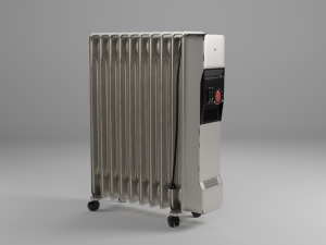 Oil Radiator Model Modelo 3D