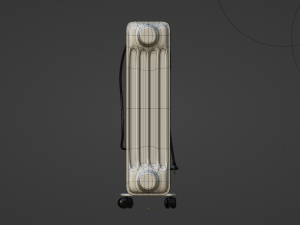 Oil Radiator Model Modelo 3D